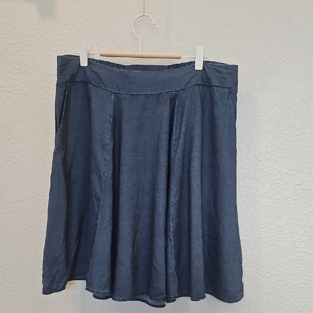 Torrid Dark Blue A-Line Skirt